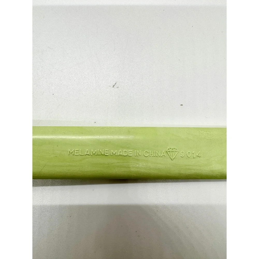 Vintage Melamine Lime Green Soup Ladle Retro MCM Serving Spoon 12.5 Inch 9014